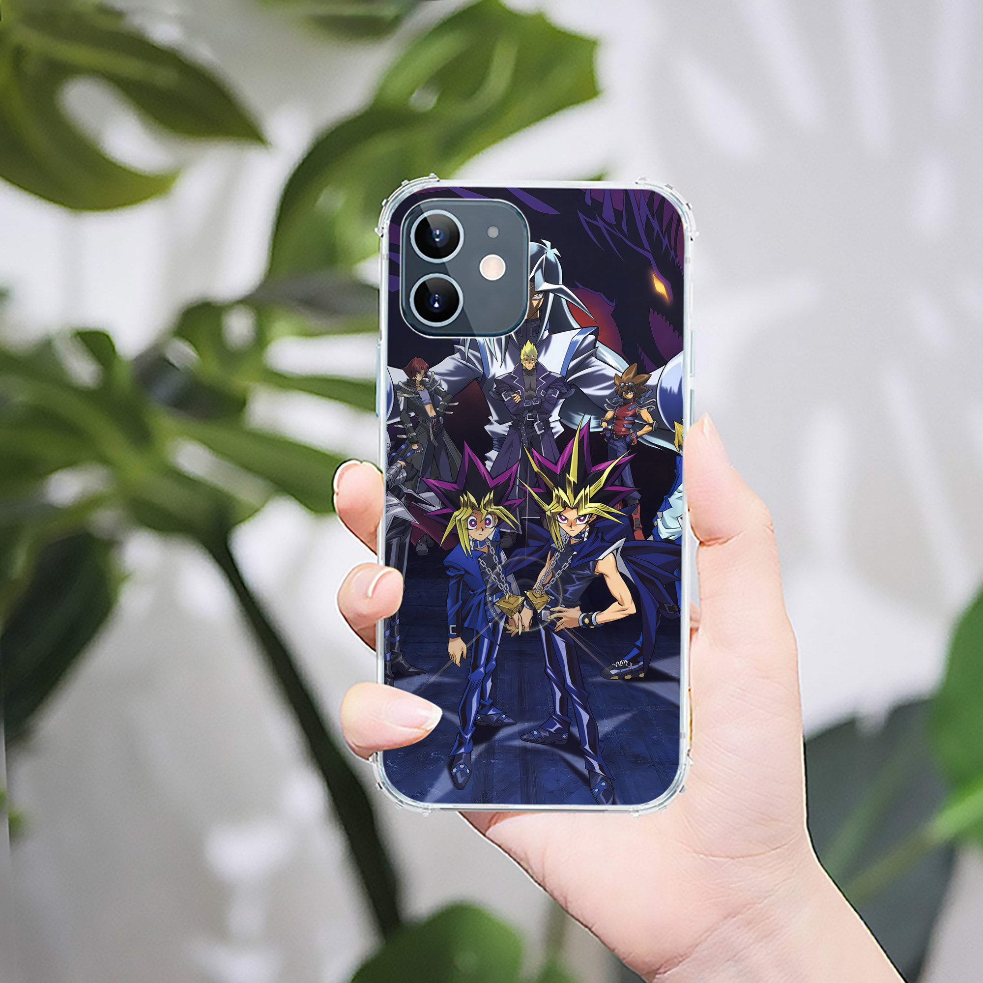 （画像用） 遊☆戯☆王 Yu-Gi-Oh! 【iPhone 12シリーズ対応】透明スマホケース（クリアソフトケース）